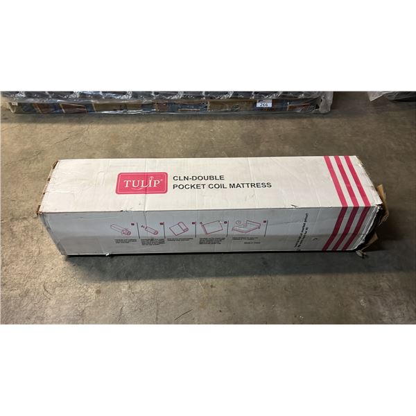 TULIP CLN-DOUBLE POCKET COIL MATTRESS *IN BOX*