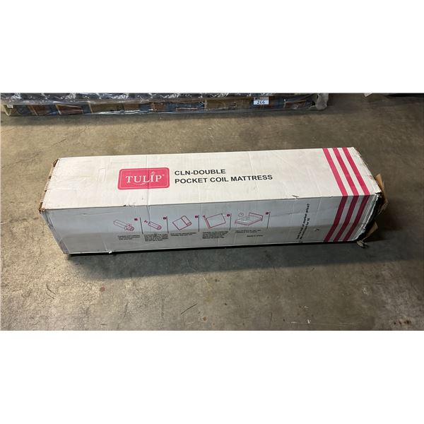 TULIP CLN-DOUBLE POCKET COIL MATTRESS *IN BOX*