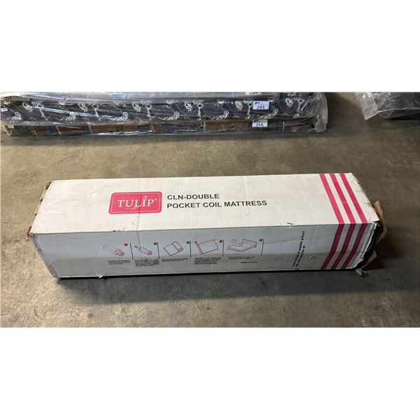 TULIP CLN-DOUBLE POCKET COIL MATTRESS *IN BOX*