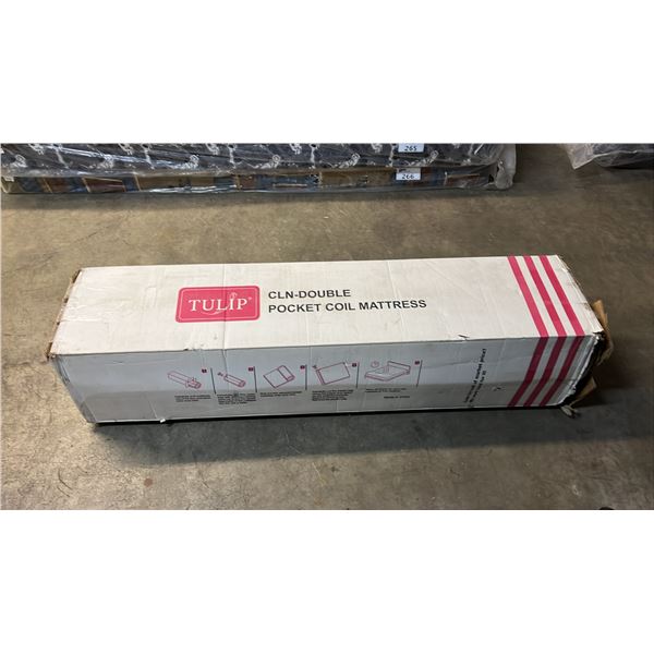 TULIP CLN-DOUBLE POCKET COIL MATTRESS *IN BOX*