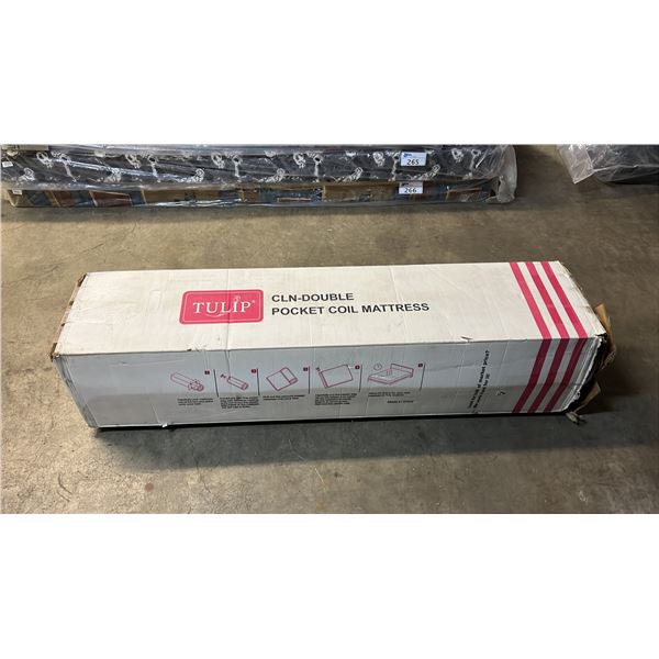 TULIP CLN-DOUBLE POCKET COIL MATTRESS *IN BOX*