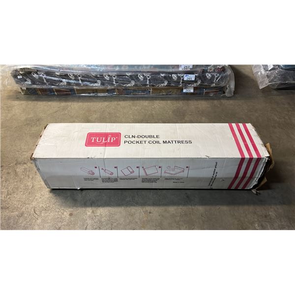 TULIP CLN-DOUBLE POCKET COIL MATTRESS *IN BOX*
