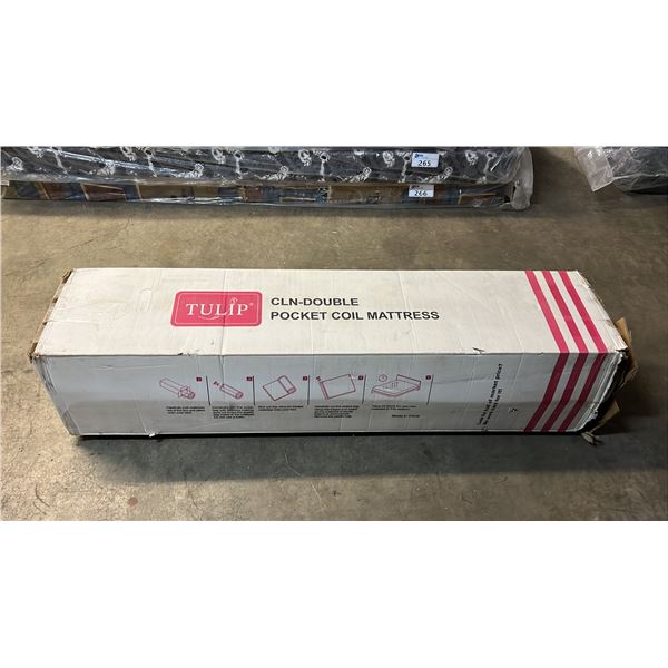 TULIP CLN-DOUBLE POCKET COIL MATTRESS *IN BOX*