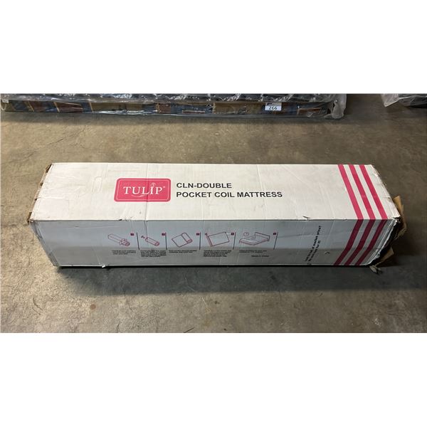 TULIP CLN-DOUBLE POCKET COIL MATTRESS *IN BOX*