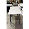 Image 2 : 47.25" W X 23.5" D DESK WITH METAL LEGS
