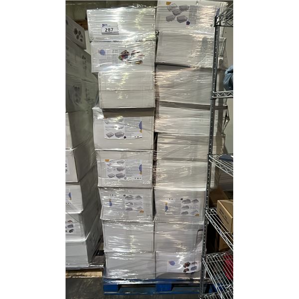 PALLET OF ASSORTED CLEAR PLASTIC REFRIGERATOR FOOD STORAGE BIN SETS *MUST TAKE ALL ON PALLET*