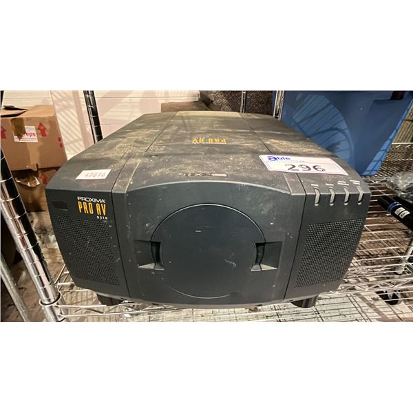 PROXIMA PRO AV 9130 PROJECTOR WITH LENS COVER