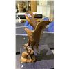 Image 3 : CARVED WOOD FLYING EAGLE APPROX. 29" TALL