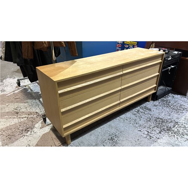6 DRAWER DRESSER WITH SOFT CLOSE DRAWERS 67.5" X 19" 32.5"