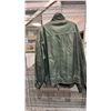 Image 2 : DANIER SPORT GREEN LEATHER JACKET - SIZE XL