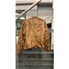 Image 2 : M.S.S.P. BROWN LEATHER JACKET - SIZE M