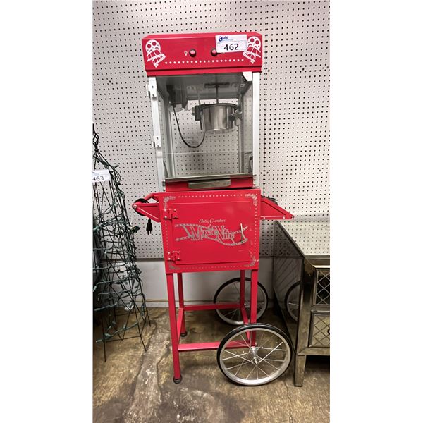 MOBILE ELECTRIC POPCORN MAKER WITH SEASONINGS - 56"T X 25"W X 12"D