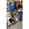 Image 1 : PALLET OF ASSORTED ITEMS INCLUDING; MOTORCYCLE PARTS, VACUUM, BIT ORGANIZERS WITH CONTENTS & MORE