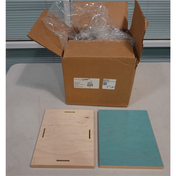 Qty 13 ChromeLuxe 4529 Wood Photo Panels
