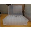 Image 5 : Qty 12 Plastic Organizer Boxes 14" x 11" x 3.5"H