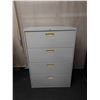 Image 2 : HON 4-Drawer Lateral Filing Cabinet 36" x 19" x 53"H