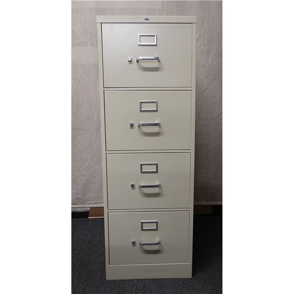 HON 4-Drawer Filing Cabinet 18" x 27" x 52"H