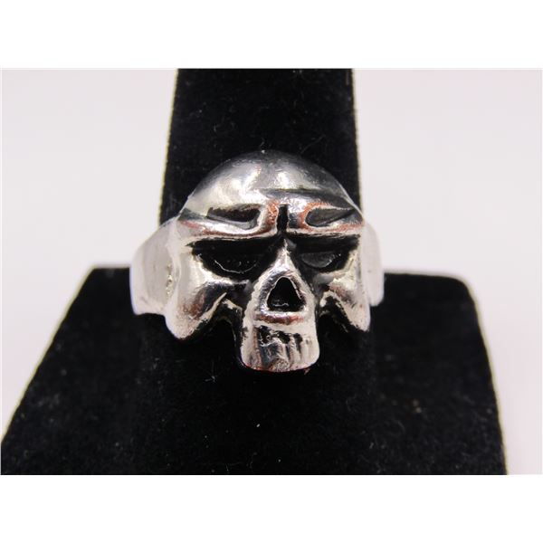 Sterling Silver Size 7.5 Skull Ring