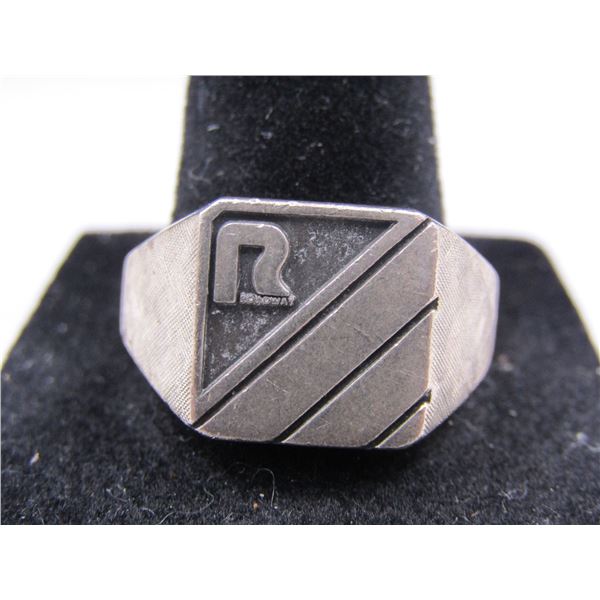 Sterling Silver Size 12 R Roadway Ring