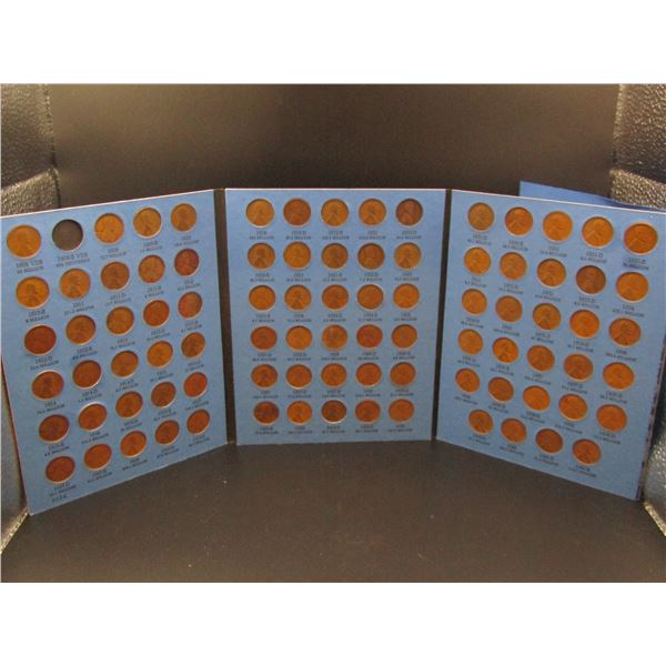 AUCTION HIGHLIGHT; 1909-1940 Lincoln Cent Collection Folder, Includes Major Key/Semi Key Dates; 1909