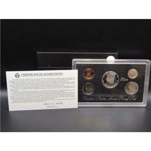 1993 S US Mint 90% Silver Proof Set. OGP. Contains 3-90% Silver Coins