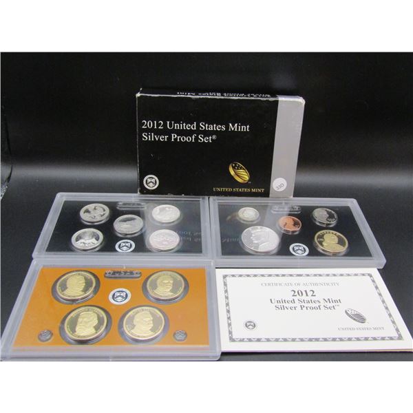 KEY DATE 2012-S US Mint Silver Proof Set