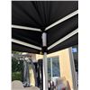 Image 3 : BRAND NEW 10X20FT COMMERCIAL EASY UP SHELTER, BLACK, EASY UP AND DOWN, WITH CARRY BAG RETAIL $799