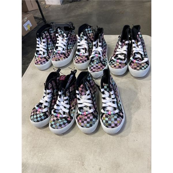 5 NEW GIRLS SNEAKERS SIZE 12 AND 13