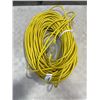 Image 1 : NEW YELLOW INDOOR OUTDOOR 200FT HEAVY DUTY LIGHTED EXTENSION CORD, 16AWG, 3 WIRE
