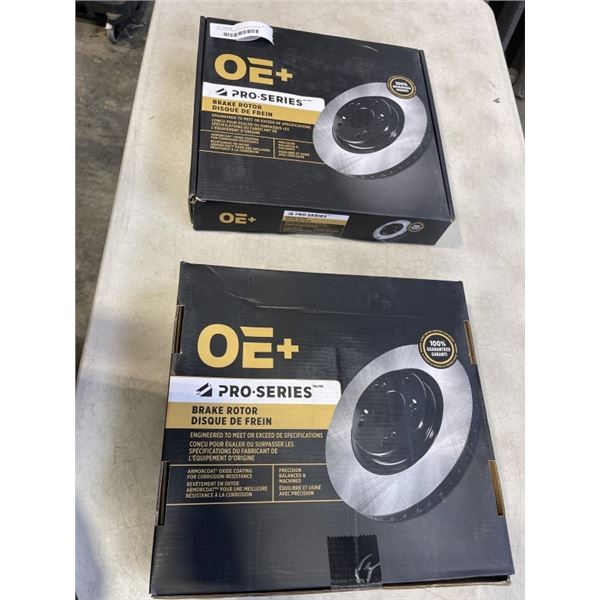 2 NEW OE+ PRO-SERIES BRAKE ROTOR C26404 FOR 2006-2018 RAV4