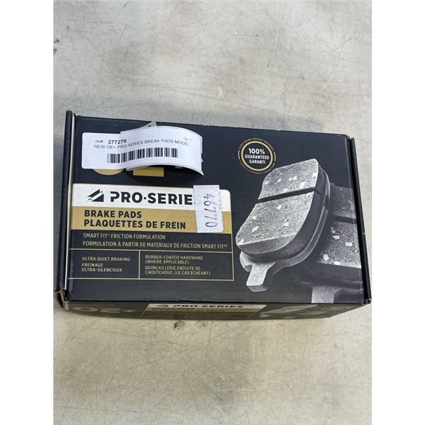 NEW OE+ PRO-SERIES BREAK PADS MODEL  MMX1184A  -  FOR 2011-2017 LEXUS CT200H, 2020-2022 TOYOTA COROL