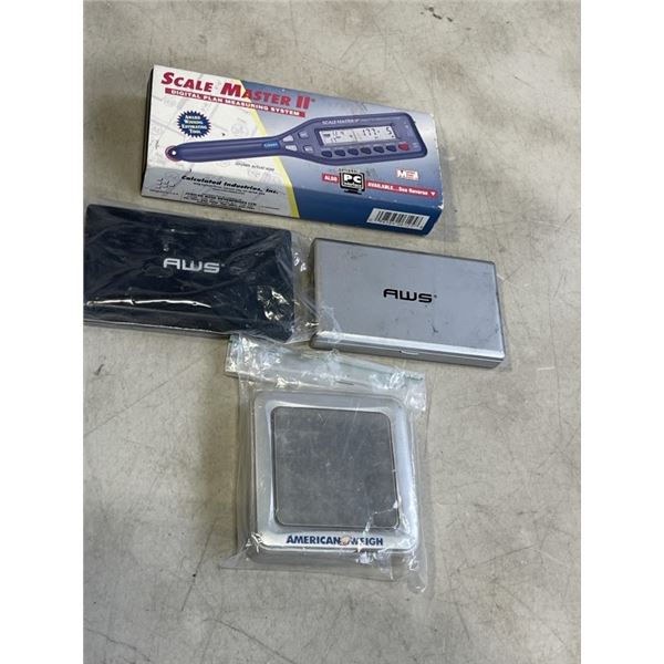 NEW DIAMOND TESTED AND 3 SCALES