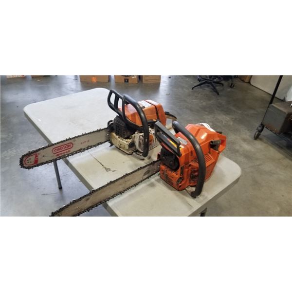 STIHL AND HUSQVARNA 61 CHAIN SAWS - WORKING, NEED TUNE UPS