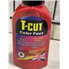 Image 2 : 2 BOXES OF TCUT COLOR FAST, 12 BOTTLES RED