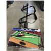 Image 1 : TABLE TOP POOL TABLE AND OVER DOOR PULL UP BAR