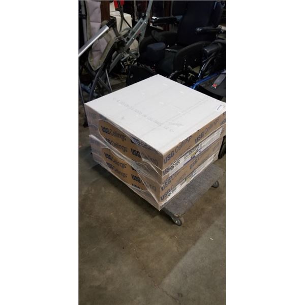 2 NEW PACKS OF USG CEUILING TILES  24 X 24