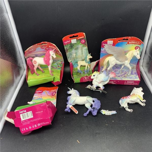 LOT OF NEW SCHLEICH ANIMAL FIGURES PACKAGING NOT IDEAL
