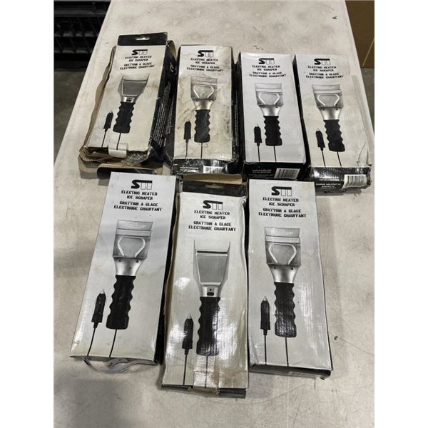 7 HEATED ELETRIC ICE SCRAPERS