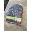 Image 1 : NEW NOMEX FLAME RESISTANT COVERALL SIZE 50T, SAFETY RAIN BIB PANT SIZE L, AND REFLECTIVE VEST SIZE X