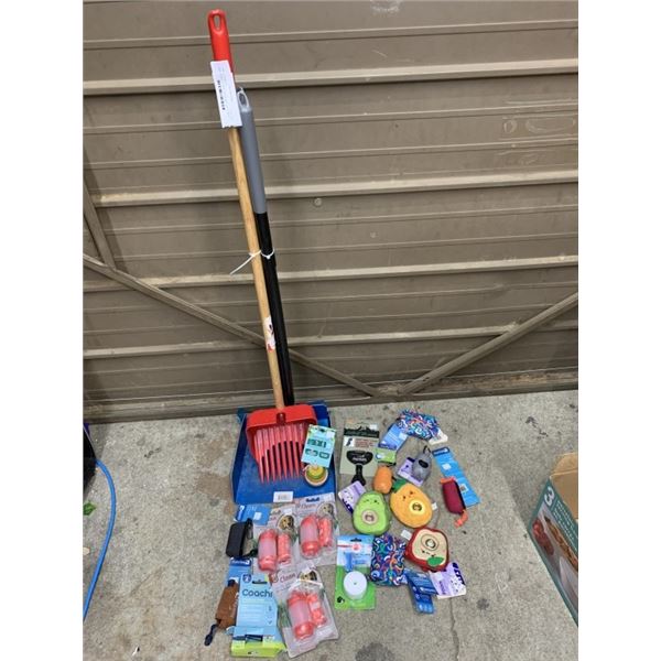NEW STAINLESS POOPER SCOOPER AND ACCESSORIES