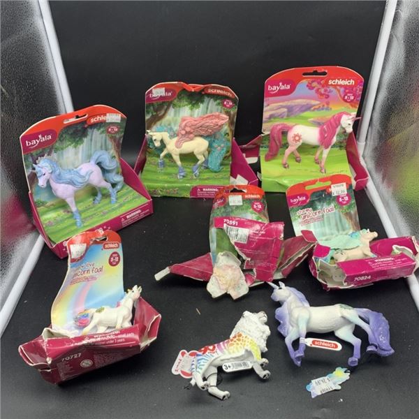 LOT OF NEW SCHLEICH ANIMAL FIGURES PACKAGING NOT IDEAL