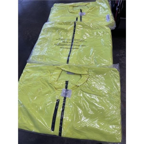 3 NEW CONDOR 6XL REFLECTIVE WORK JACKETS