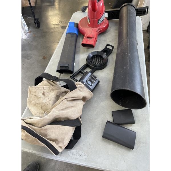 TORO BLOWER W/ ACCESSORIES