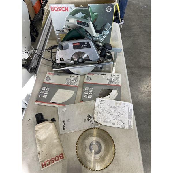AS NEW BOSCH PKS 66 CIRCULAR SAW