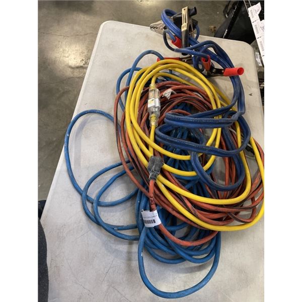 HEAVY DUTY EXTENSION CORDS, JUMPER CABLES