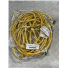 Image 1 : AS NEW YELLOW INDOOR OUTDOOR 50FT HEAVY DUTY LIGHTED EXTENSION CORD, 14AWG, 3 WIRE
