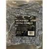 Image 3 : NEW MICROFIBRE DRYING TOWELS, 4 GREY 16 X 16 INCH, (PACKS OF 2) AND LARGE SIZE 2X BLUE 40 X 24 INCH 