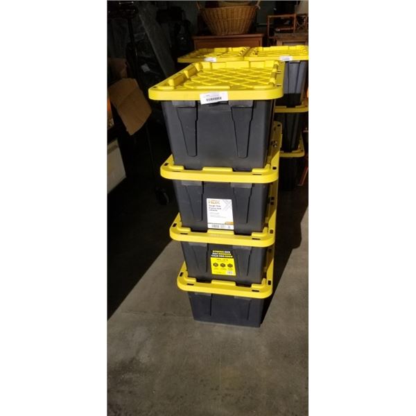 4 HDX / STRONG BOX TOTES, 64L