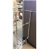 Image 5 : ROLLING AND FOLDING DOUBLE BAR CLOTHING RACK