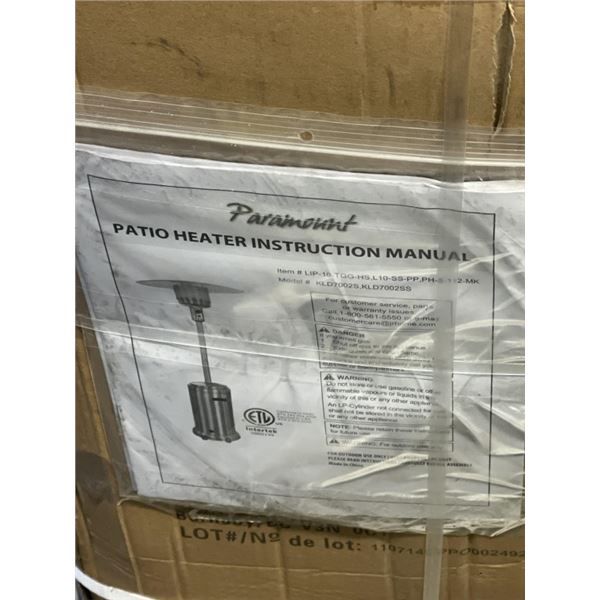 PATIO HEATER IN BOX - NOT NEW